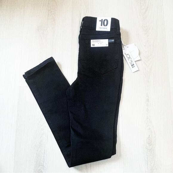 NEW Joes Jeans The Charlie High Rise Skinny Ankle Black Girls Size 10 - Picture 4 of 4